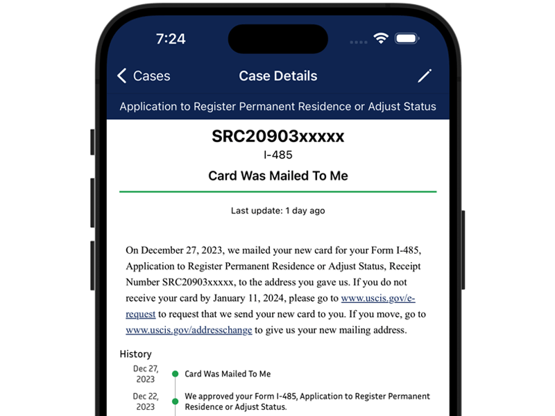 USCIS Case Tracker Image