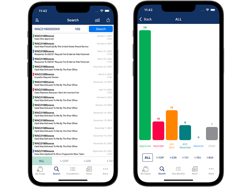 USCIS Case Tracker Mobile Image